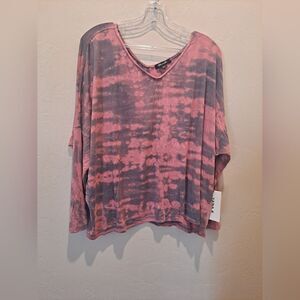 Yana K Lisa Top in Mauve Denim Color One Size